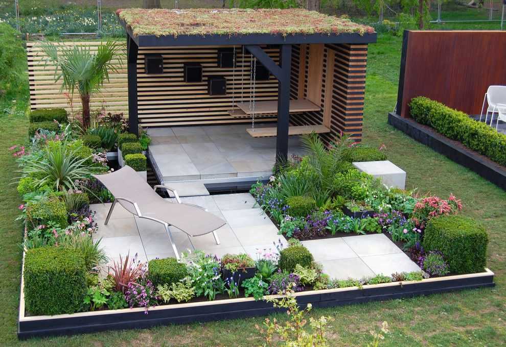 Дизайн двора частного дома 6 соток:  дизайн дачного участка .