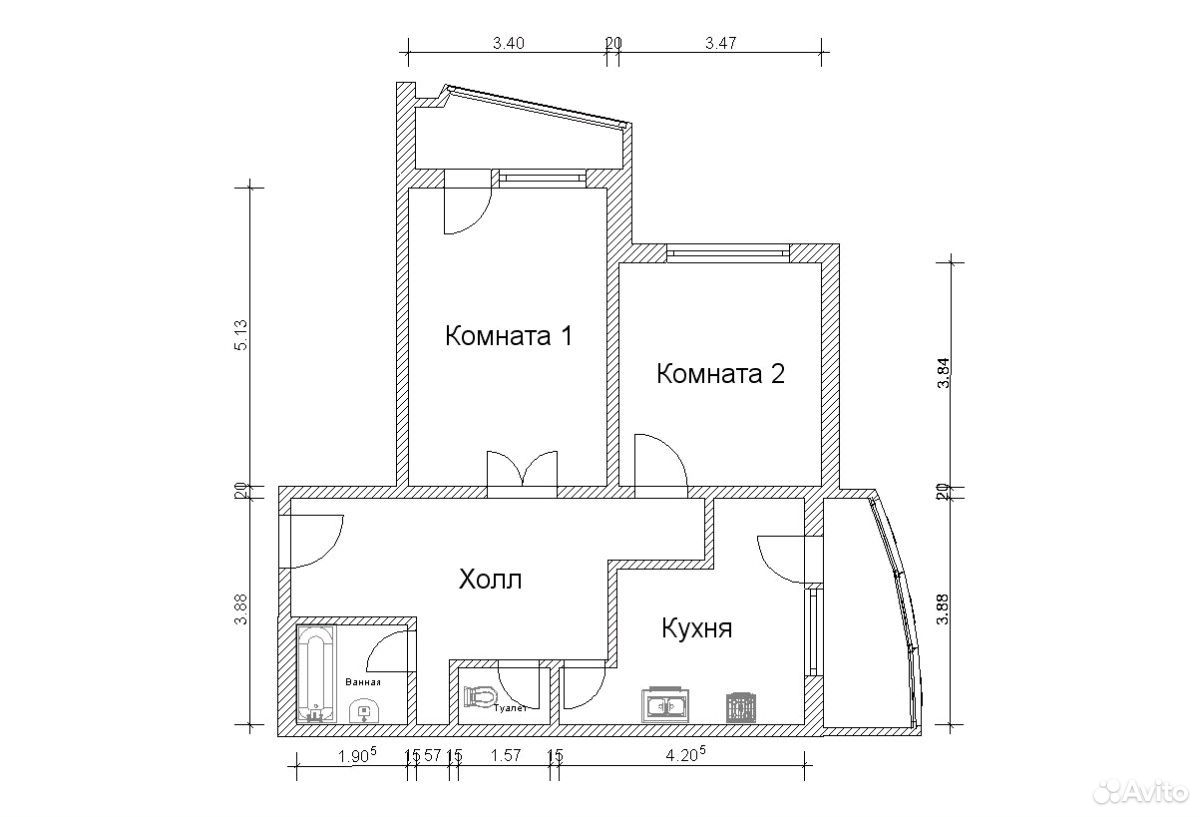 План квартир с размерами