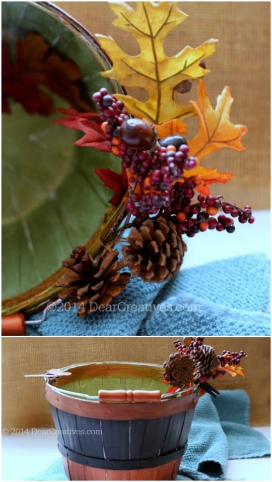 Easy DIY Apple Basket Décor