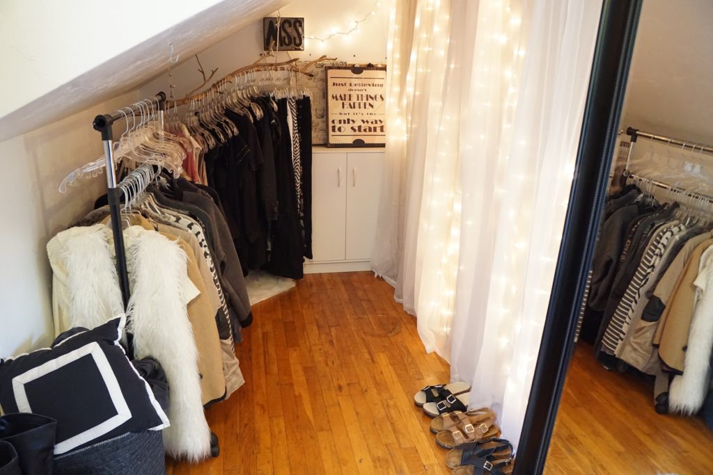 Walk in closet room