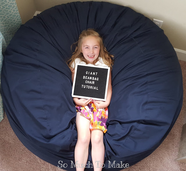 Giant bean bag chair diy