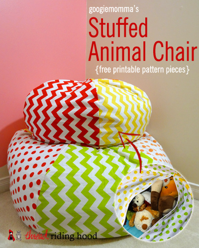 Diy stuffed animal bean bag chair