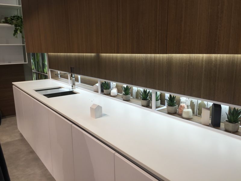 Kitchen cupboards with High-Efficiency LED Lighting