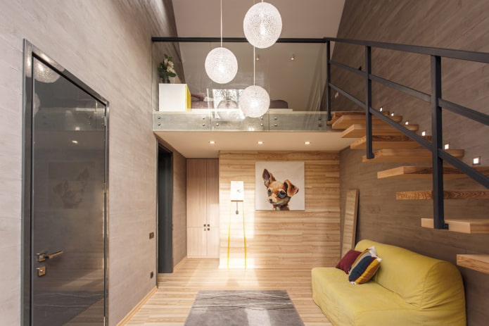 планировка интерьера квартиры-студии 