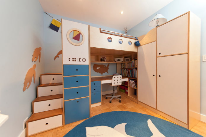 Планировки детских комнат на двоих