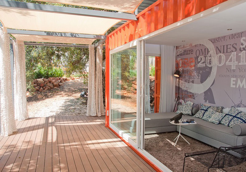 Проект контейнерного дома: интерьер студии Arte Nomad Living