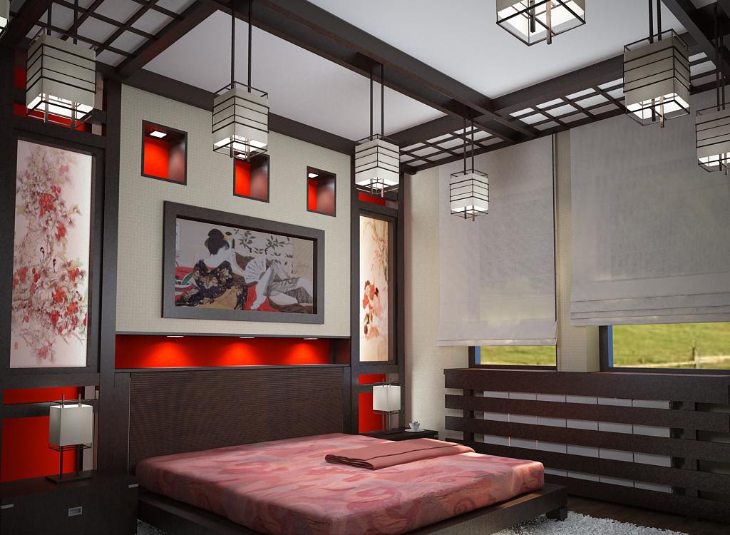 спальня в японском стиле идеи декора