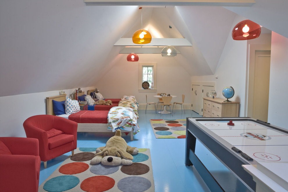 детская комната для троих детей идеи дизайна