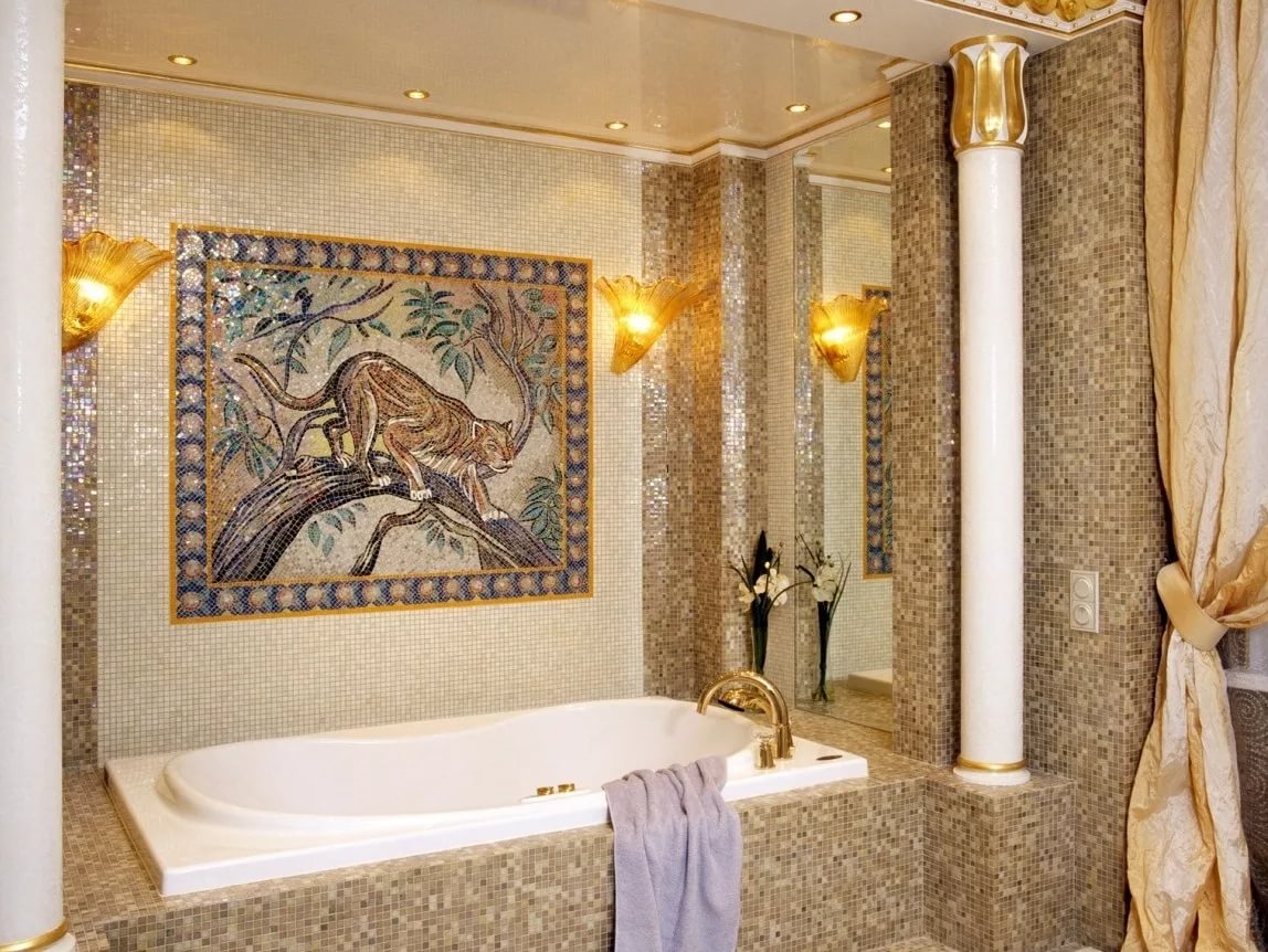 Дизайн ванной комнаты в классическом стиле: особенности стиля, советы по оформлению, фото примеры