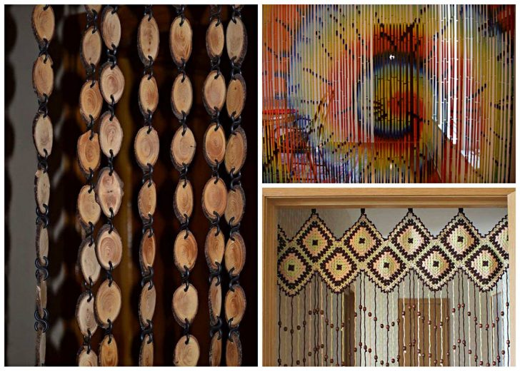 Kinds of wooden curtains for a doorway