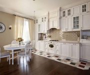 White kitchen in the style of a Provence