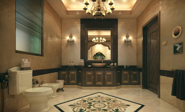 impressive classic bathroom