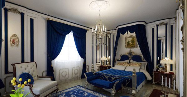 Royal Blue Bedroom MOD
