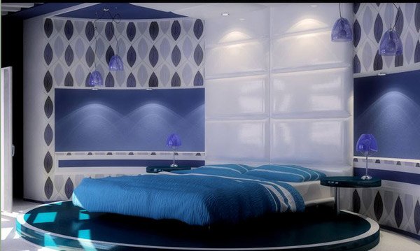 Blue Hues bedroom