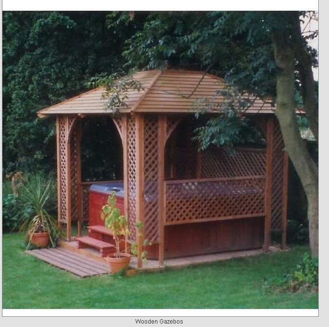 The new design beautiful cheap wooden gazebos