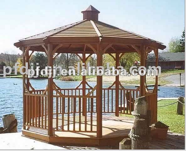 The new design beautiful cheap wooden gazebos