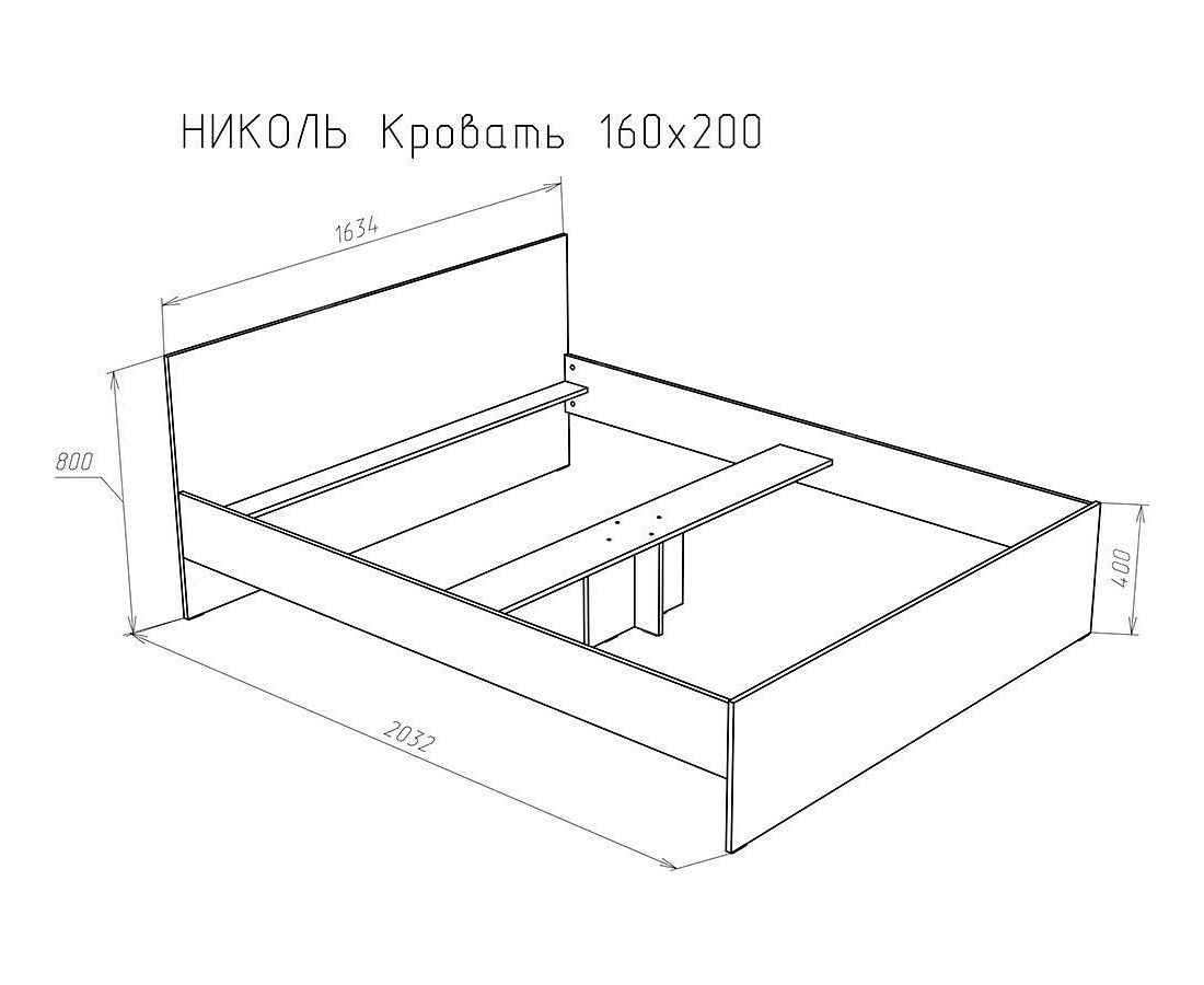 Размерный ряд матрасов для кроватей