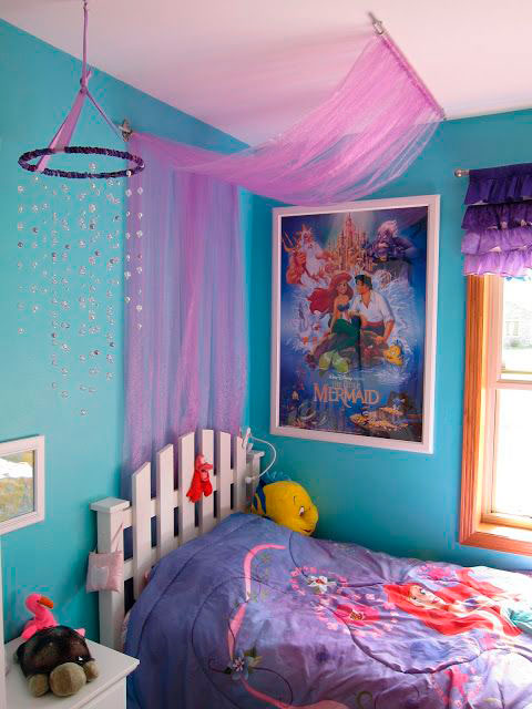 фиолетовая детская комната для девочки 2