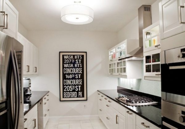 Черно-белая кухня: как обустроить интерьер кухни фото реальных дизайнов