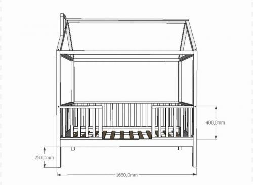 Кроватка домик своими руками. 10 чертежей с размерами – кроватка домик для детей 02
