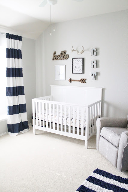 clean baby boy nursery ideas