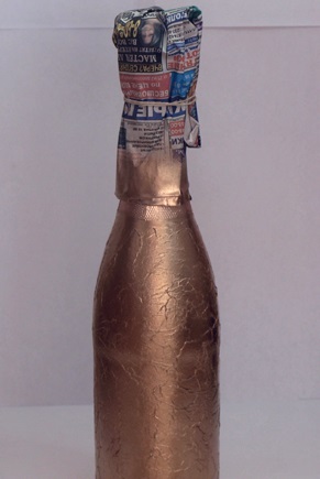 Окрашивание бутылки
