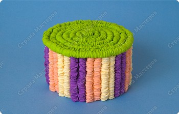 Праздничный торт из гофротрубочек