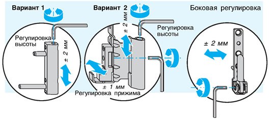 Регулировка мотора по высоте