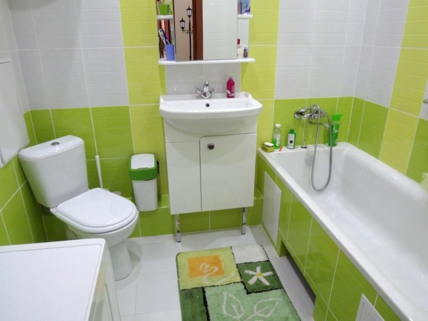 Дизайн ванной комнаты с туалетом и стиральной машиной 4 кв м в реальных квартирах