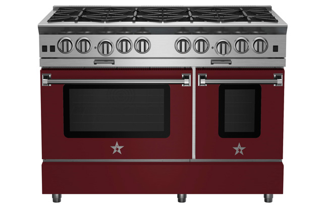 BlueStar 48" Platinum Series Range in Matte Wine Red