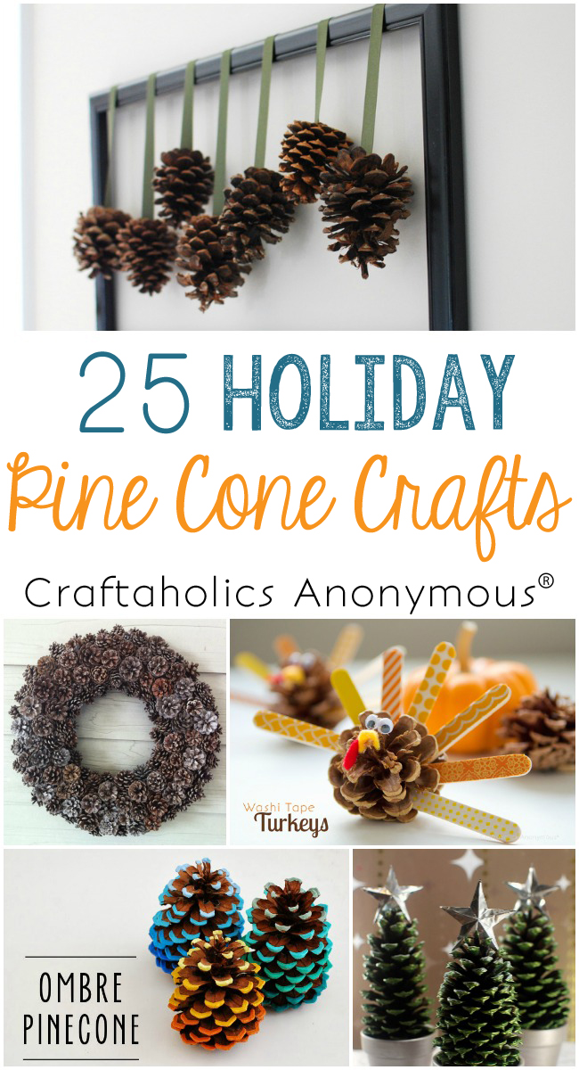 25 Holiday Pine Cone Crafts
