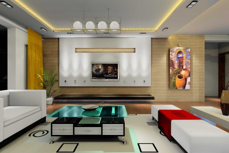 Modern living room colors 2017