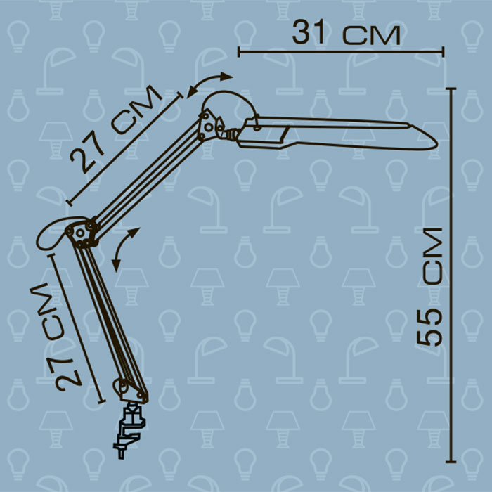 Чертеж настольной лампы