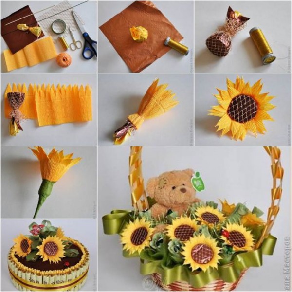 How to make chocolate flower bouquet for Mother