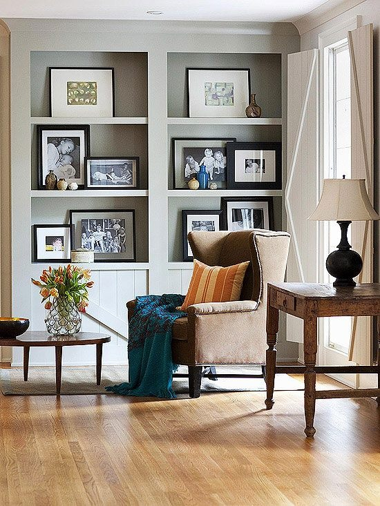 how to hang art without using nails Image courtesy of Pinterest