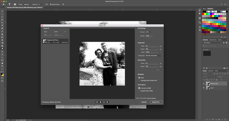 Photos banner ad