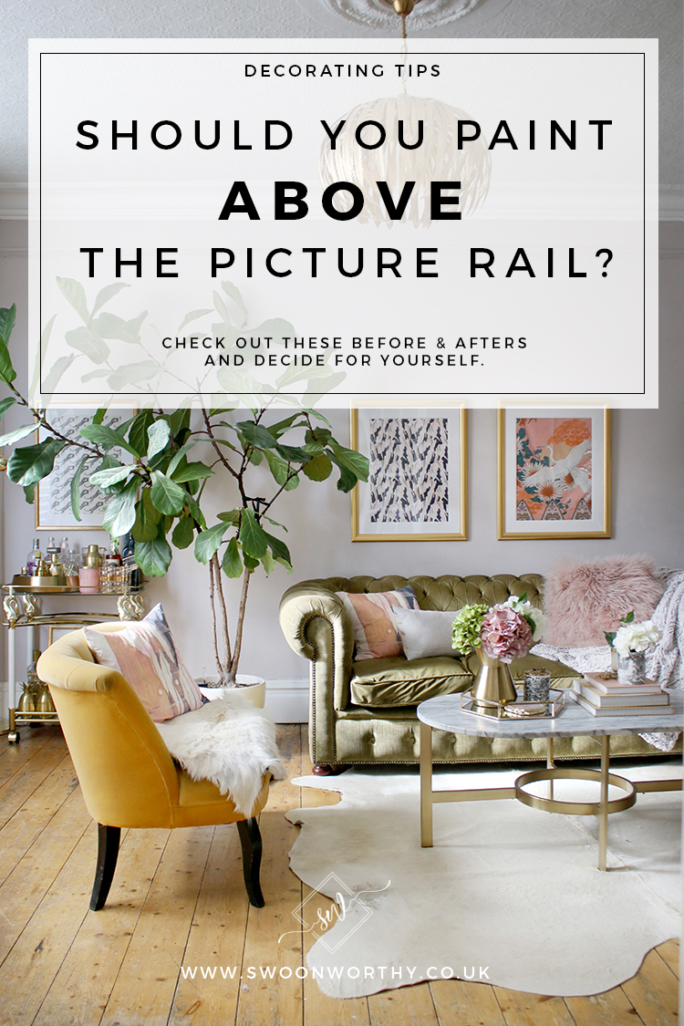 Should You Paint Above the Picture Rail